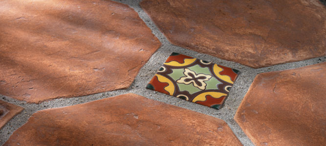 12x12_Rustic_Octago_N_-W_5x5_Flower_Deco_4x4_Malibu_Tile_Cotto_Gold2