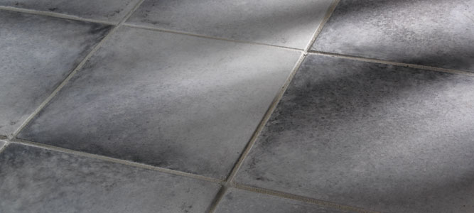 8x8 Roman Tile Antik Gray